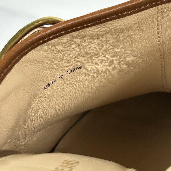 Veronica Beard Alek Womens Size 10 M Platform Clog Mule Brown Boho Chunky Retro - Picture 13 of 16